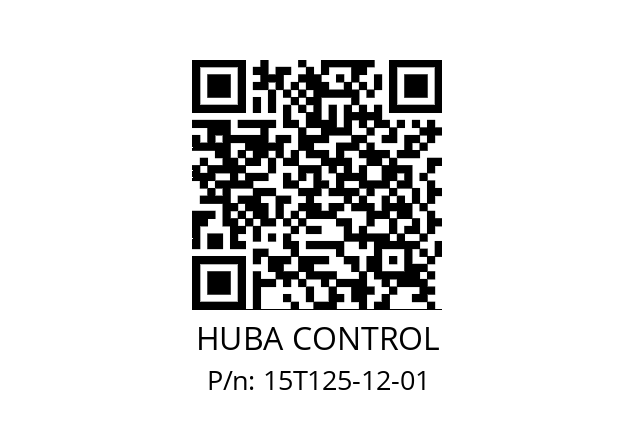   HUBA CONTROL 15T125-12-01