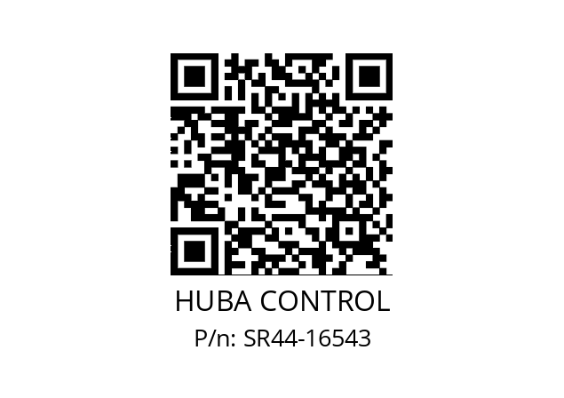   HUBA CONTROL SR44-16543