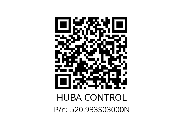   HUBA CONTROL 520.933S03000N