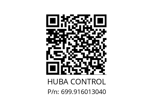   HUBA CONTROL 699.916013040