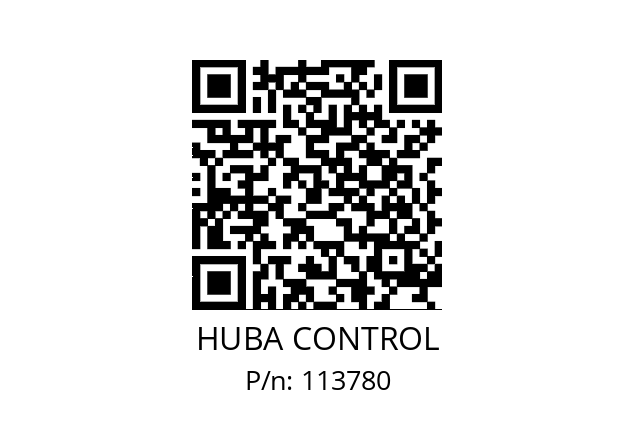   HUBA CONTROL 113780