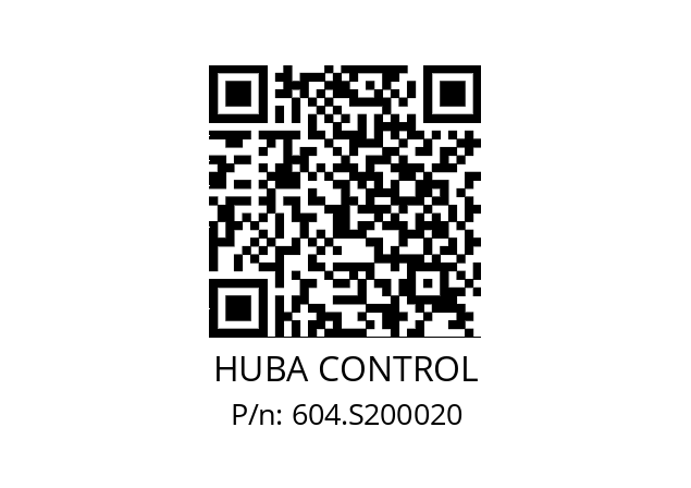   HUBA CONTROL 604.S200020