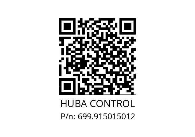   HUBA CONTROL 699.915015012