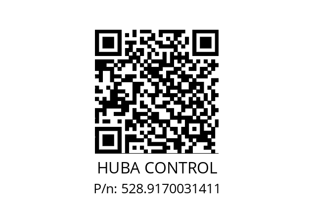   HUBA CONTROL 528.9170031411