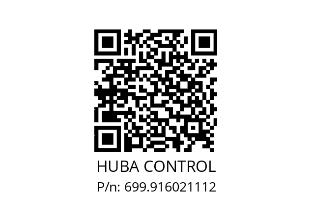   HUBA CONTROL 699.916021112