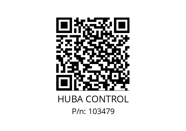   HUBA CONTROL 103479