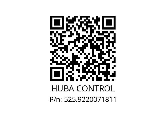   HUBA CONTROL 525.9220071811