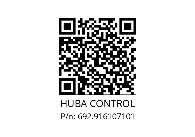   HUBA CONTROL 692.916107101