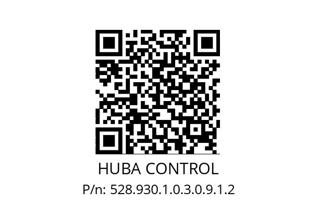   HUBA CONTROL 528.930.1.0.3.0.9.1.2