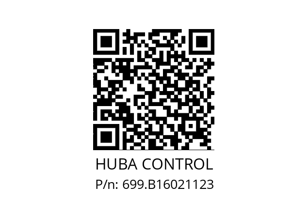   HUBA CONTROL 699.B16021123