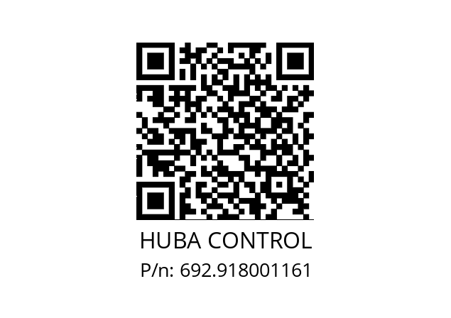   HUBA CONTROL 692.918001161