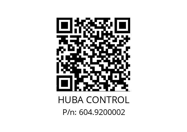   HUBA CONTROL 604.9200002