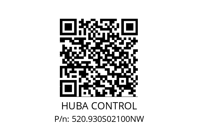   HUBA CONTROL 520.930S02100NW