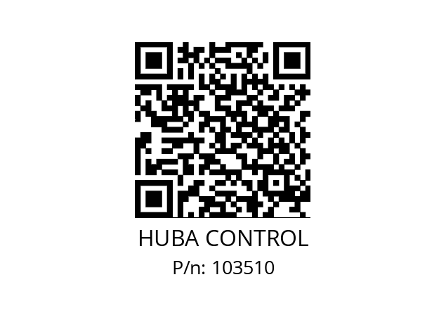   HUBA CONTROL 103510