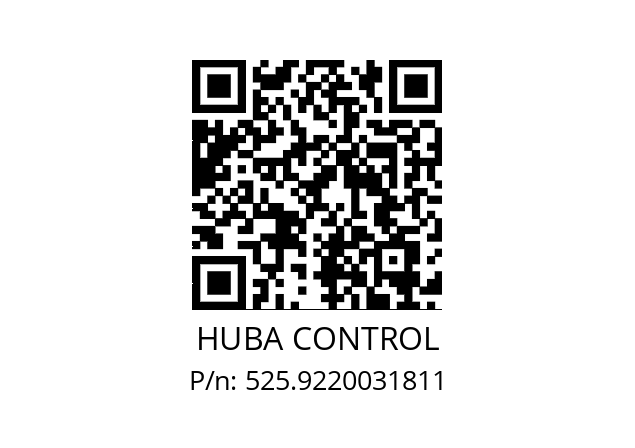   HUBA CONTROL 525.9220031811