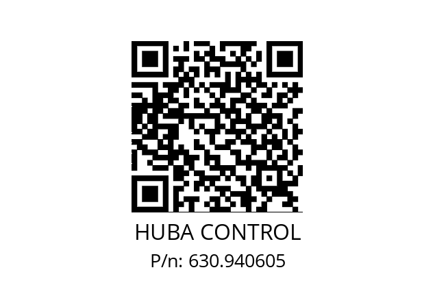   HUBA CONTROL 630.940605