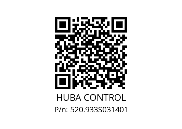   HUBA CONTROL 520.933S031401