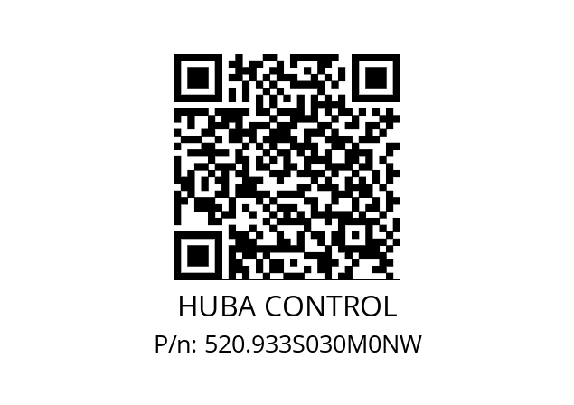   HUBA CONTROL 520.933S030M0NW