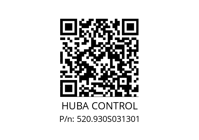   HUBA CONTROL 520.930S031301