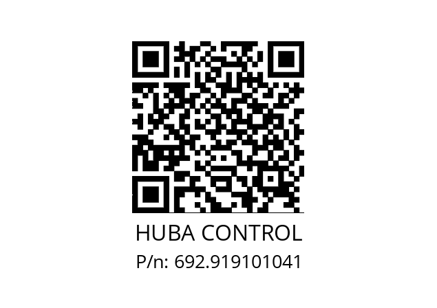   HUBA CONTROL 692.919101041