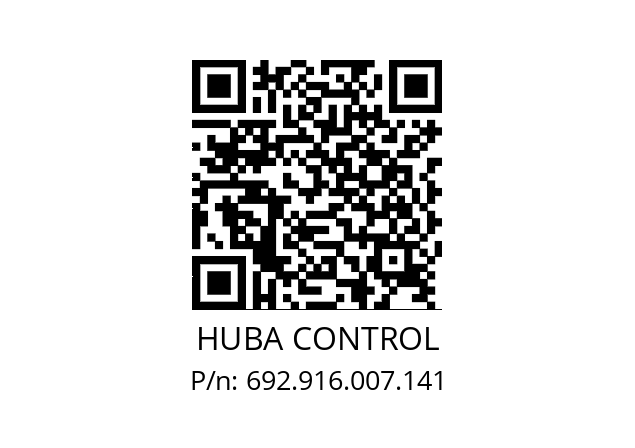   HUBA CONTROL 692.916.007.141