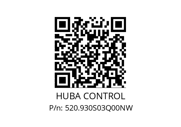   HUBA CONTROL 520.930S03Q00NW