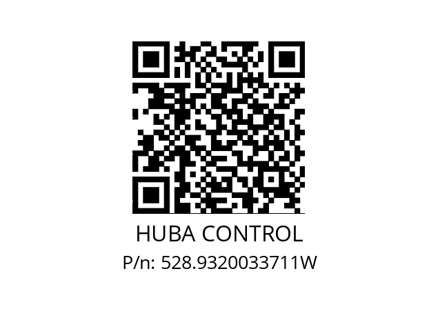   HUBA CONTROL 528.9320033711W