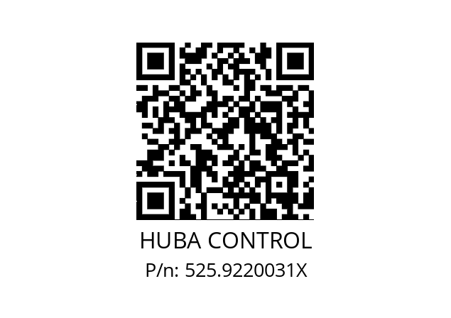   HUBA CONTROL 525.9220031X