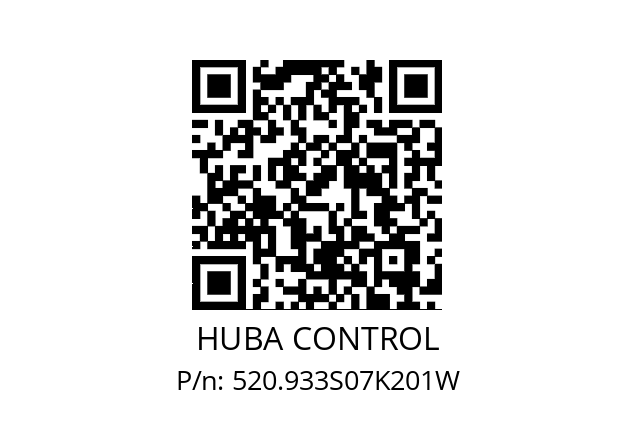   HUBA CONTROL 520.933S07K201W