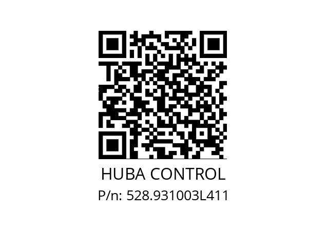   HUBA CONTROL 528.931003L411