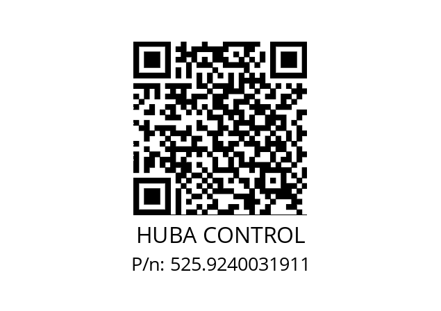   HUBA CONTROL 525.9240031911