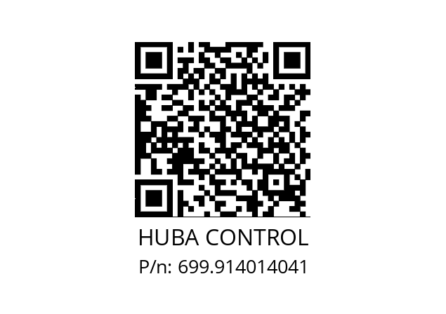   HUBA CONTROL 699.914014041