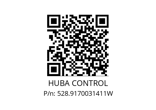   HUBA CONTROL 528.9170031411W