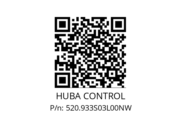   HUBA CONTROL 520.933S03L00NW