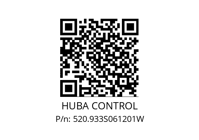   HUBA CONTROL 520.933S061201W