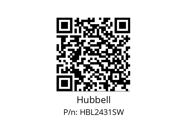   Hubbell HBL2431SW