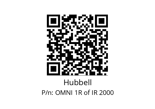   Hubbell OMNI 1R of IR 2000