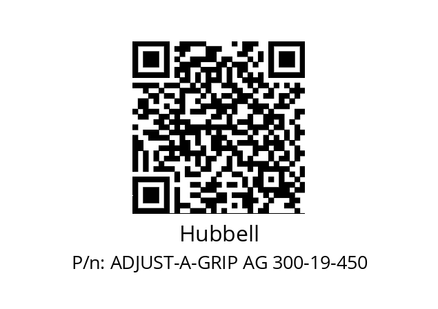   Hubbell ADJUST-A-GRIP AG 300-19-450