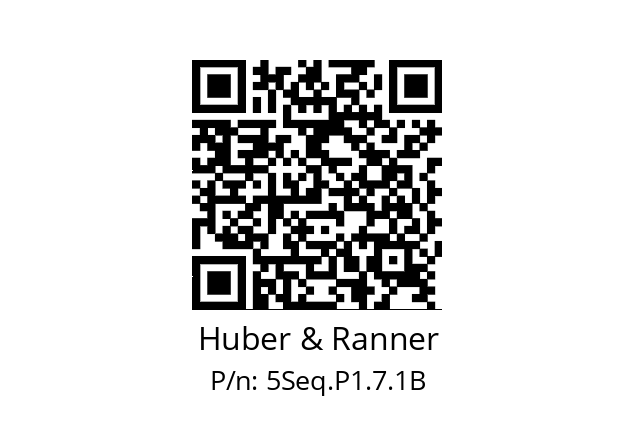   Huber & Ranner 5Seq.P1.7.1B