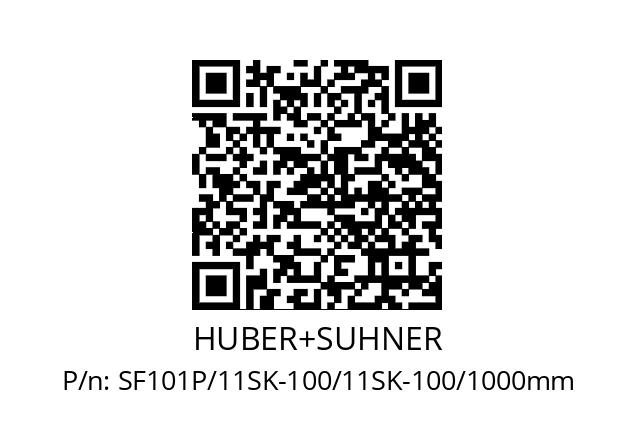   HUBER+SUHNER SF101P/11SK-100/11SK-100/1000mm