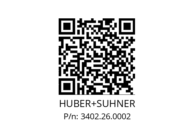   HUBER+SUHNER 3402.26.0002