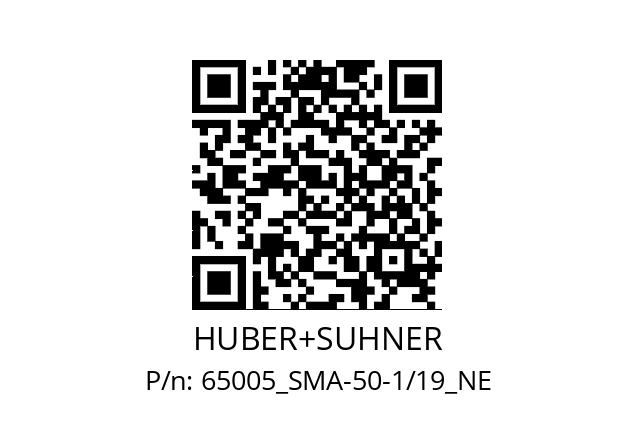   HUBER+SUHNER 65005_SMA-50-1/19_NE