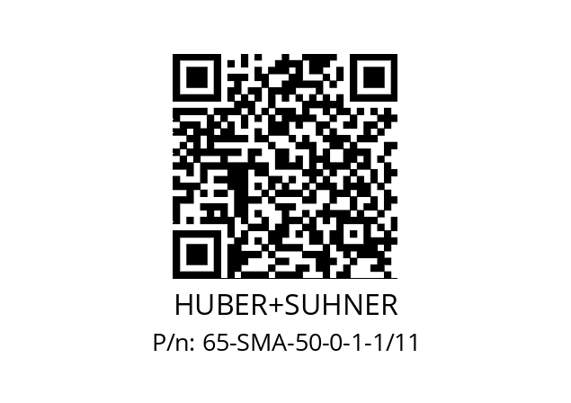   HUBER+SUHNER 65-SMA-50-0-1-1/11