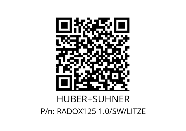   HUBER+SUHNER RADOX125-1.0/SW/LITZE