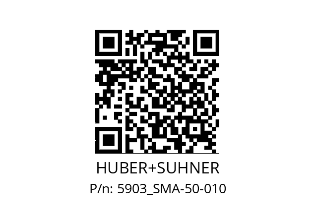   HUBER+SUHNER 5903_SMA-50-010