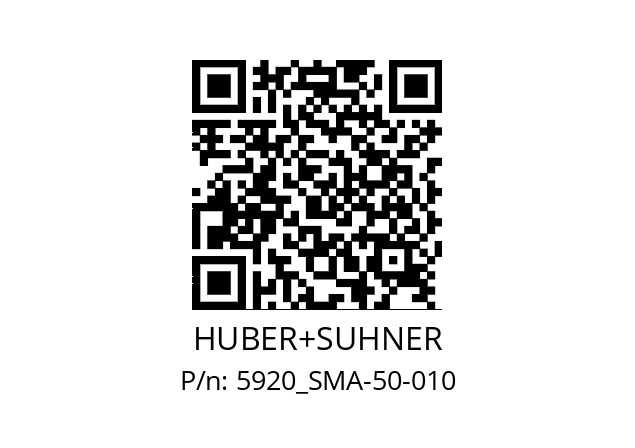   HUBER+SUHNER 5920_SMA-50-010