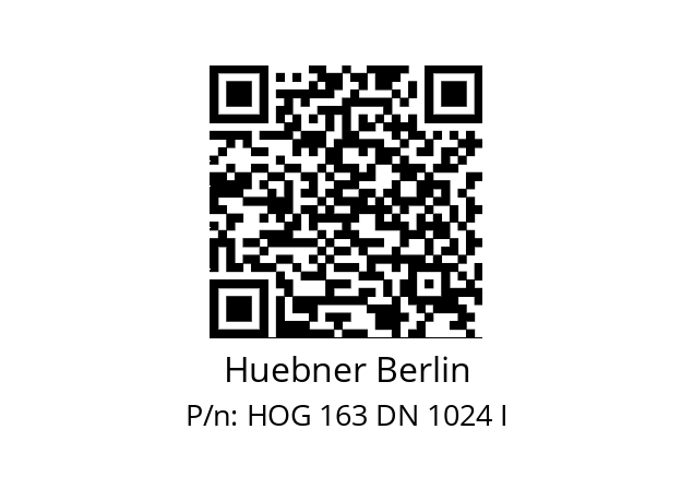   Huebner Berlin HOG 163 DN 1024 I