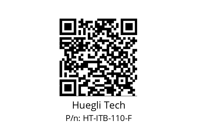   Huegli Tech HT­ITB­110­F