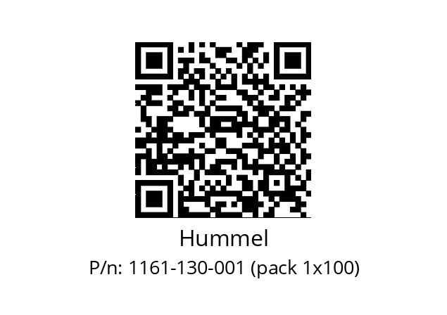   Hummel 1161-130-001 (pack 1x100)