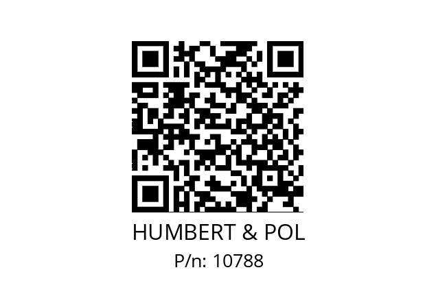   HUMBERT & POL 10788